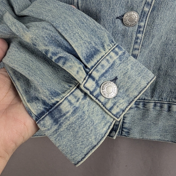 BiBi Jean Jacket Frosted Size Small Excellent Condition - Picture 7 of 11